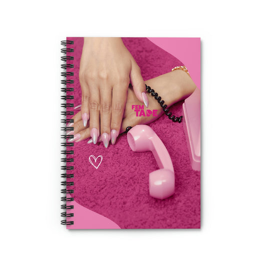"Just call me baby" spiral notebook Promotional FemTape