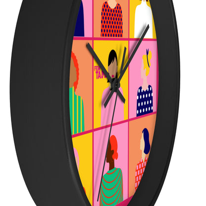 Reloj de Pared Cubics Girly Avatars Promocionales FemTape