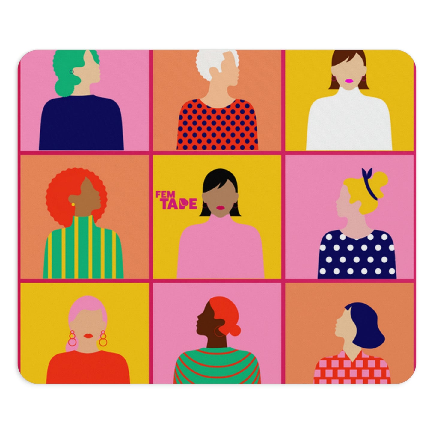Mouse Pad Cubics Girly Avatars Promocionales FemTape
