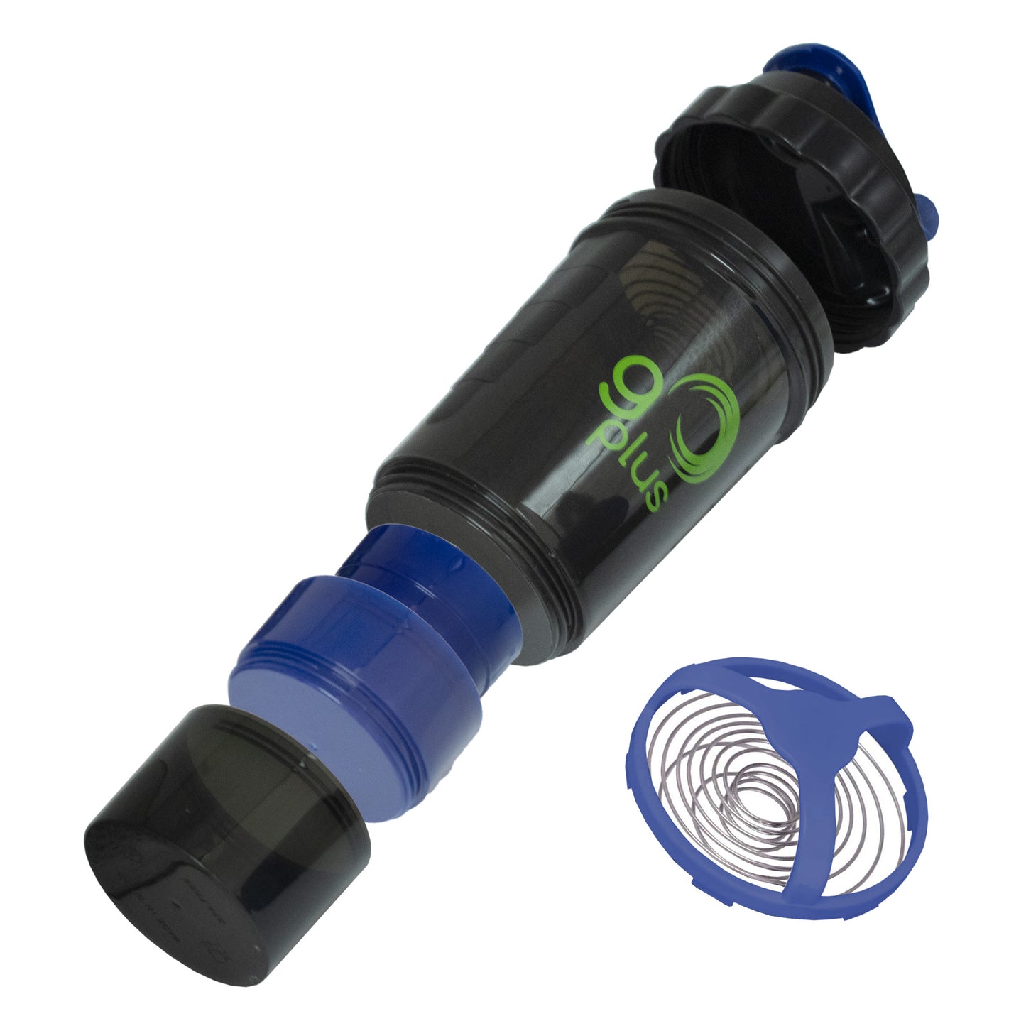 Smart Shaker Mezclador de Proteína Deportivo Azul Go Plus