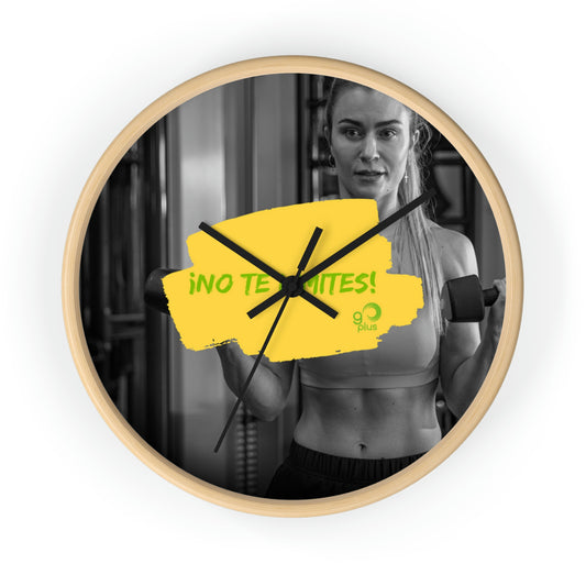 Wall Clock Do not limit yourself in the Gym Promotional Go Plus