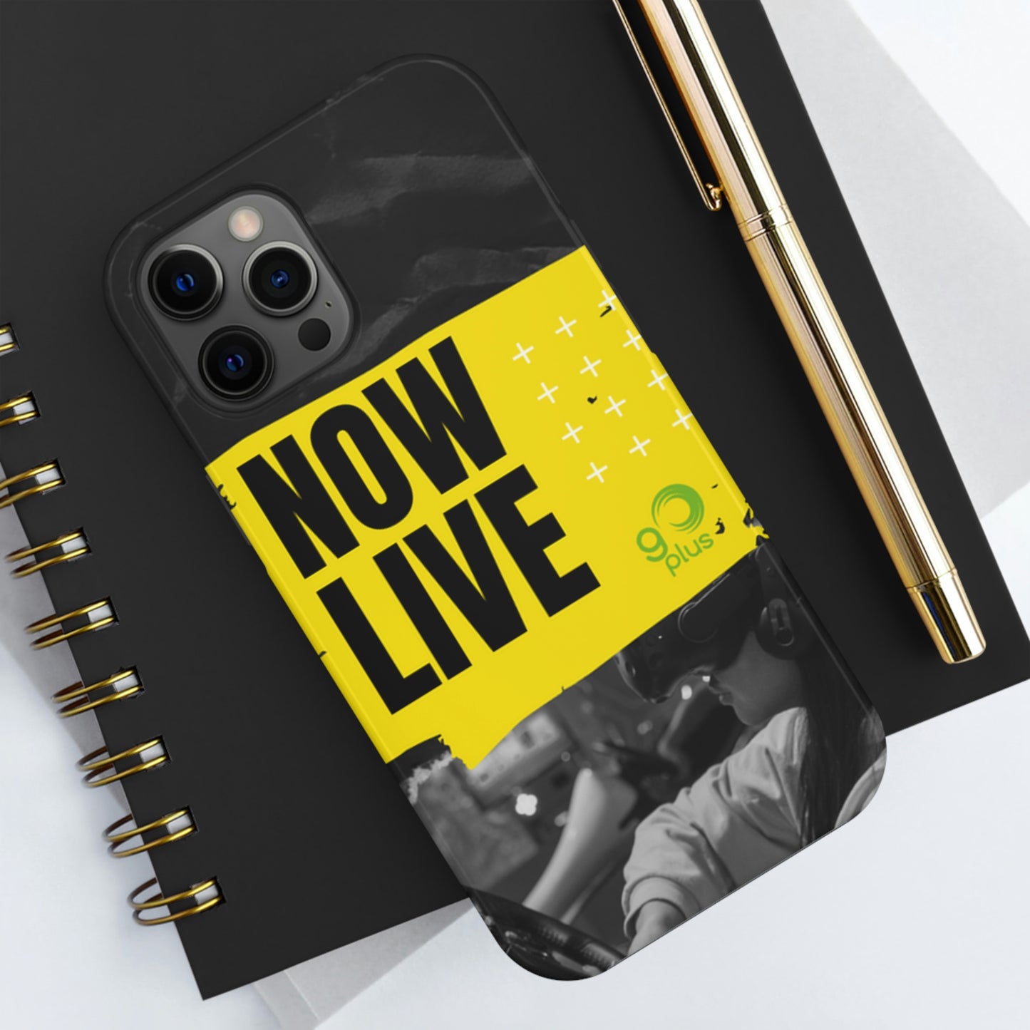 Funda para celular uso rudo "Now Live" Promocionales Go Plus