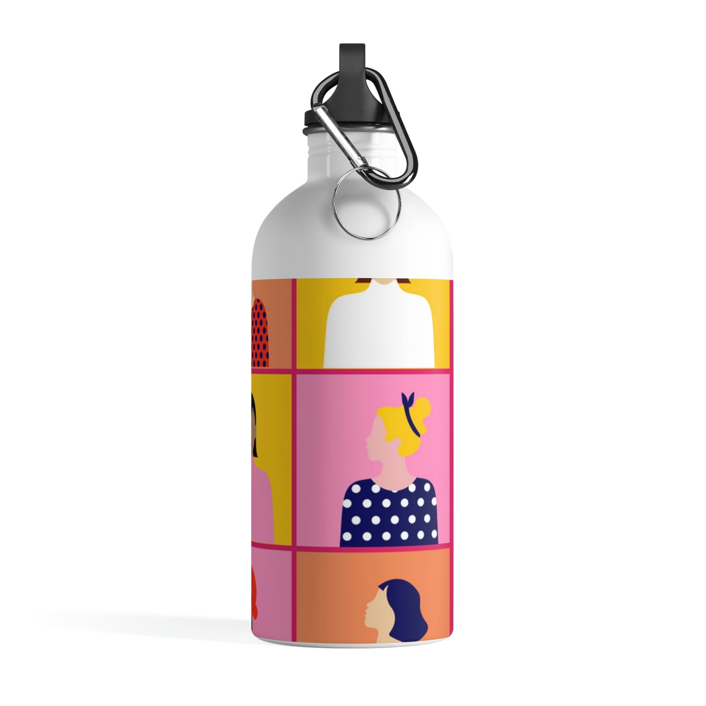 Cubics Girly Avatars Promotional FemTape Stainless Steel Water Bottle