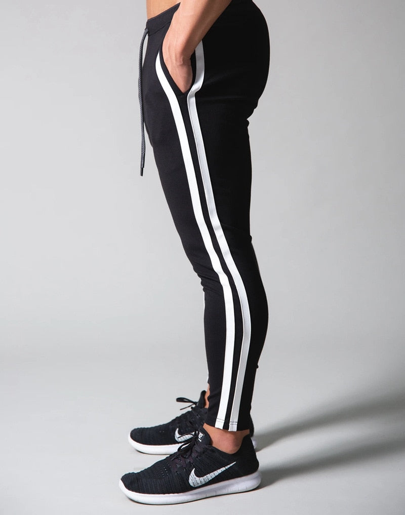 Joggers for Men Striped Long Pants Casual Fitness Running Imported Go Plus