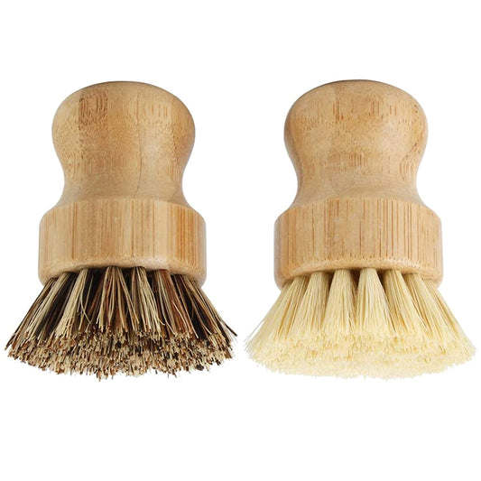 Bamboo brushes for washing dishes, kitchen wood scourer, washing pans and pots, with natural bristles from Sisal Imported Bam Boo! Lifestyle