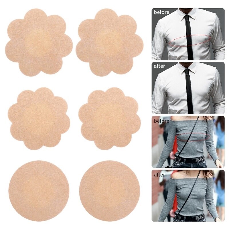Fabric Nipple Covers Nipple Protector Padded Bra Chest Sticker Patch P –  Tienda ONNEA GELD