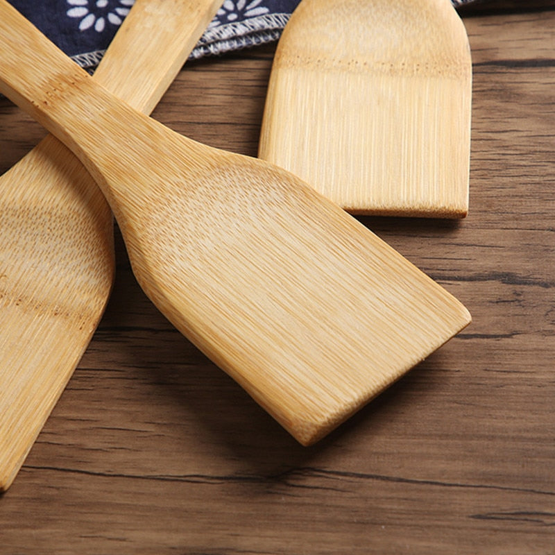 Cucharones de cocina utensilios espatulas para cocinas madera bamboo  cuchara Imu