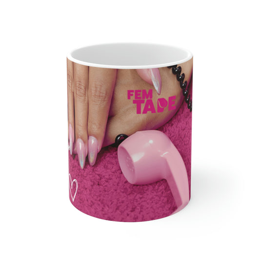 Ceramic mug 11 oz "Just call me baby" Promotional FemTape