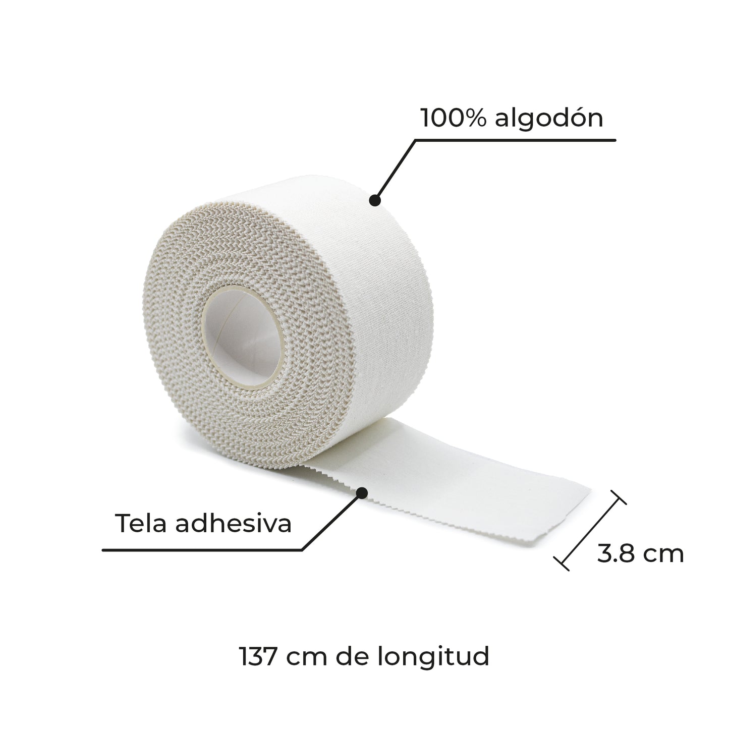Tela Adhesiva para Vendaje Deportivo Sports Tape Kit! Go Plus – Tienda  ONNEA GELD