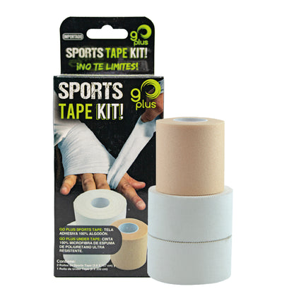 Tela Adhesiva para Vendaje Deportivo Sports Tape Kit! Go Plus